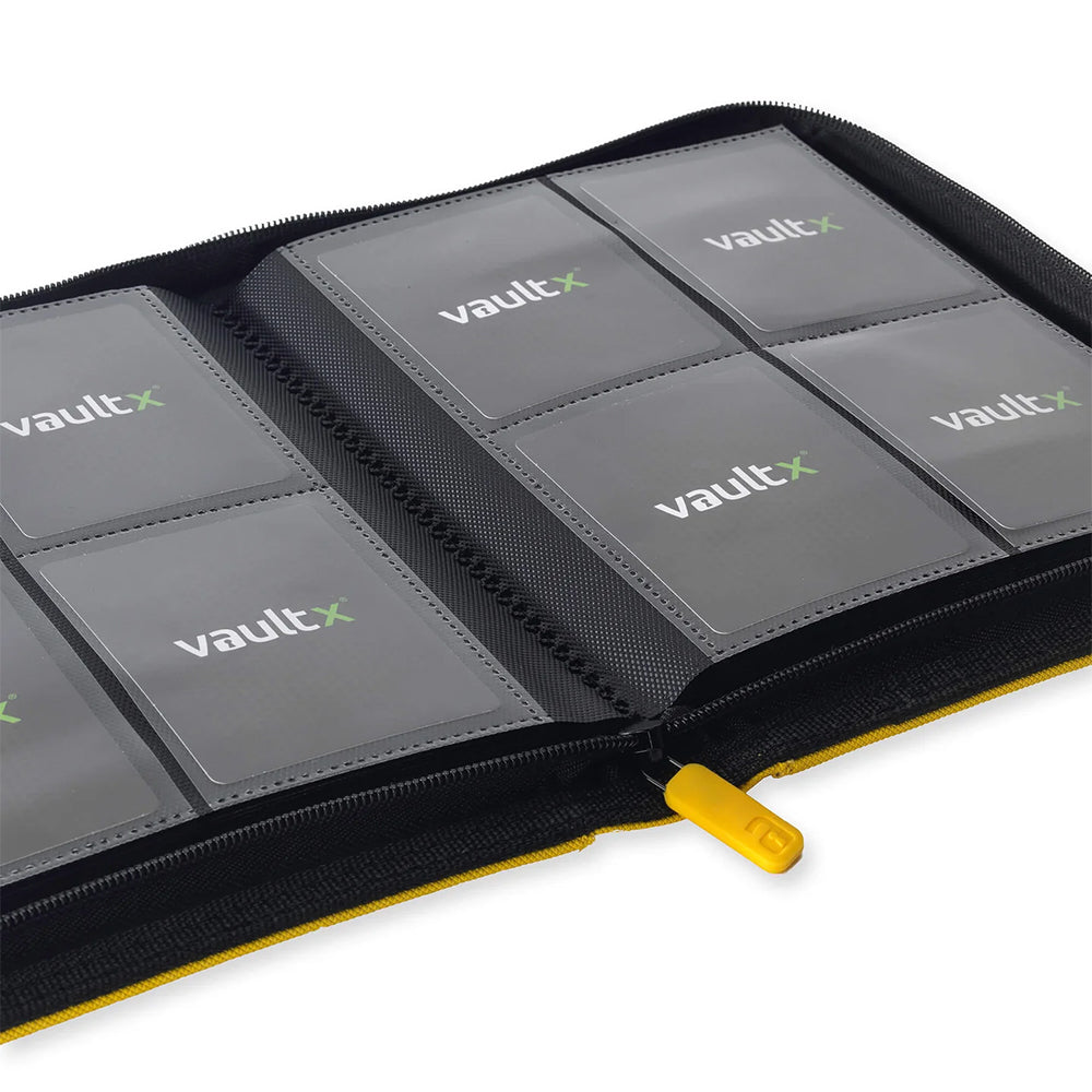 Sunrise Yellow Vaultx 4-Pocket Zip Binder