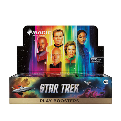 Magic ! the Gathering Universes Beyond Star Trek Play Booster Display