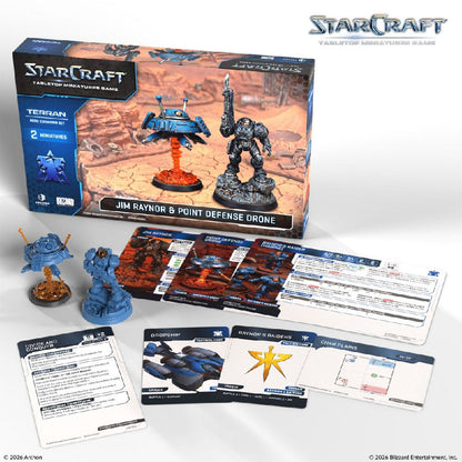 Starcraft Terran Raynor's Raiders Hero Expansion Open Box