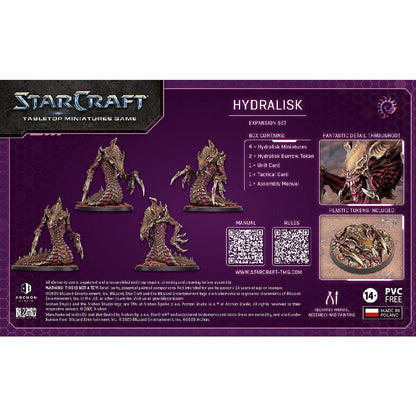 Starcraft Zerg Hydralisk Expansion Set Box Back