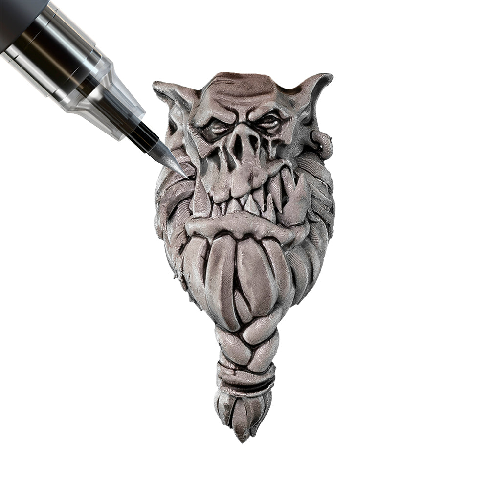 Gravelord Grey Colour Example Orc Head