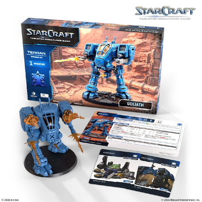 Starcraft Terran Goliath Expansion Set Open Box
