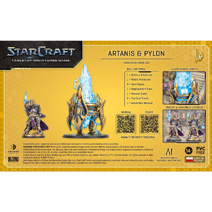 Starcraft Protoss Artanis Hierarch Hero Expansion Box Back