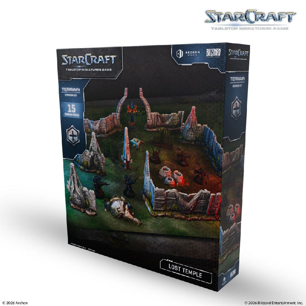 Starcraft Lost Temple Terrain Expansion Set Sealed Box