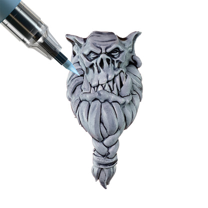 Runic Grey Colour Example Orc Head