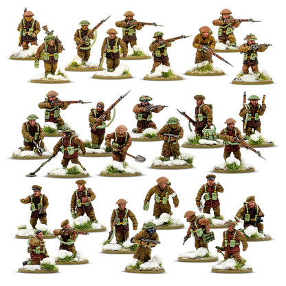 British & Canadian Infantry (Winter) Platoon - Bolt Action