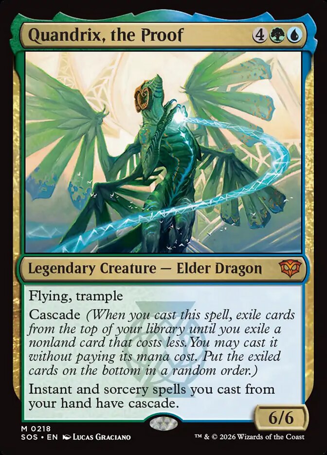 Quandrix, the Proof Secrets of Strixhaven #218Card Front