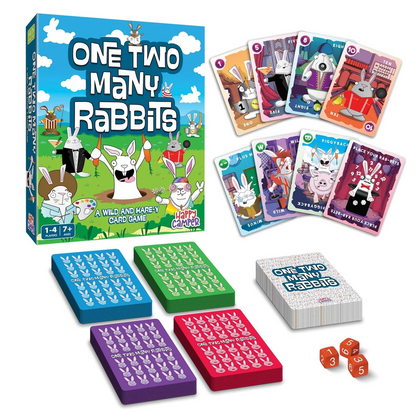 One Two Many Rabbits - Family Card Game