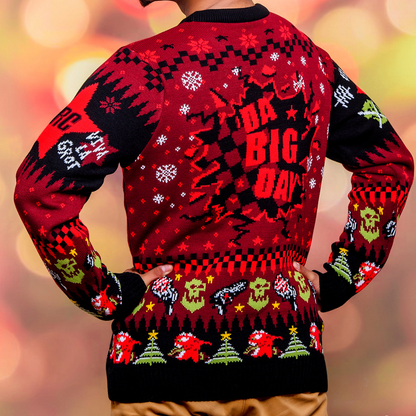 Red Gobbo Christmas Jumper - XXL