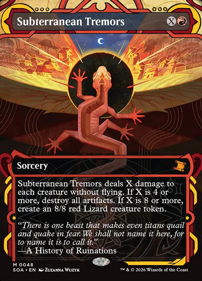Subterranean Tremors Secrets of Strixhaven Mystical Archive #048Card Front