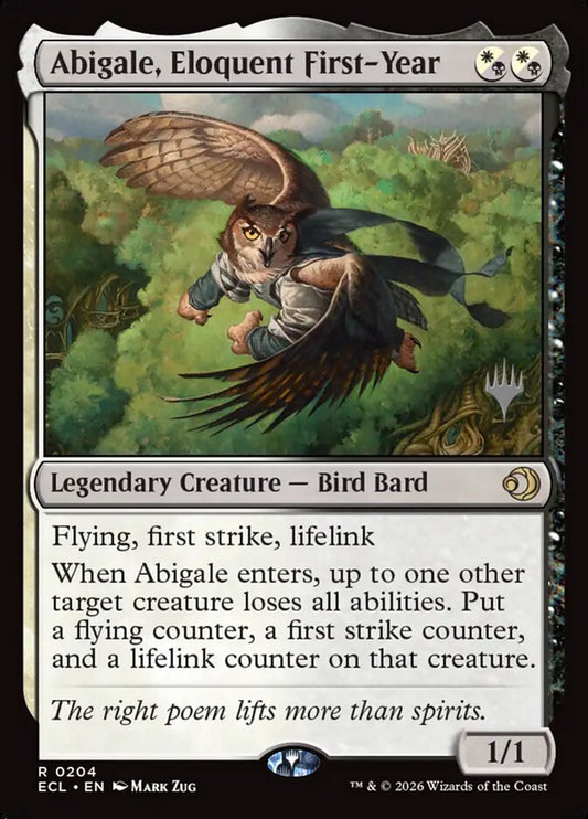 Abigale, Eloquent First-Year Lor...