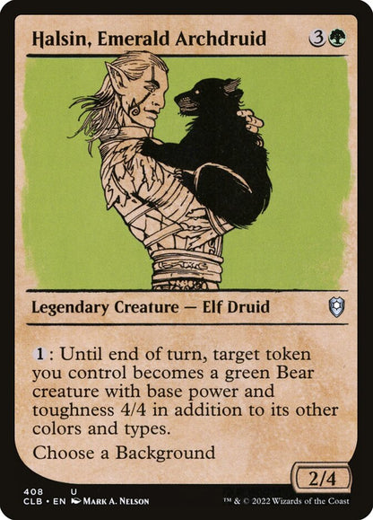 Halsin, Emerald Archdruid - Commander Legends #408 Card Front