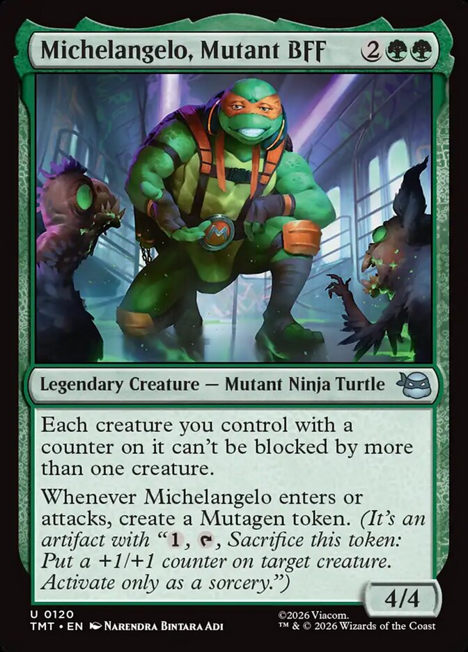 Michelangelo, Mutant BFF Teenage Mutant Ninja Turtles #120
