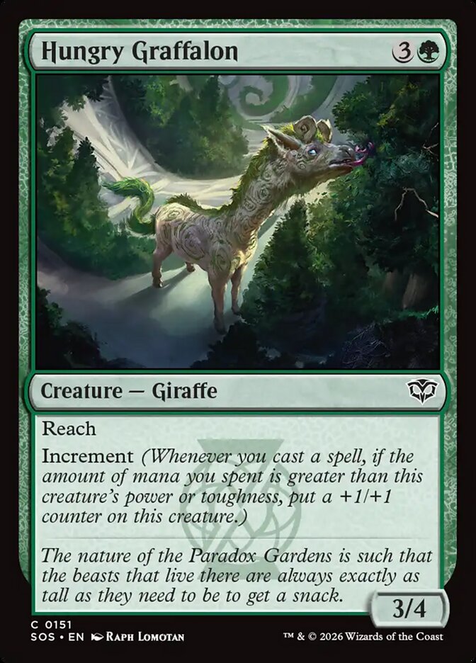 Hungry Graffalon Secrets of Strixhaven #151Card Front