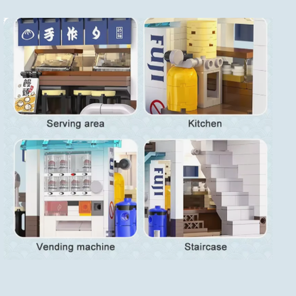 Japanese Steamed Bun Shop - Cada Brick Kit
