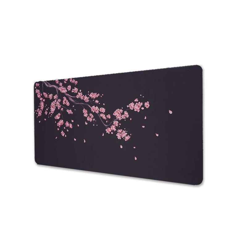 Abstract Cherry Blossom Stitched Edge Playmat