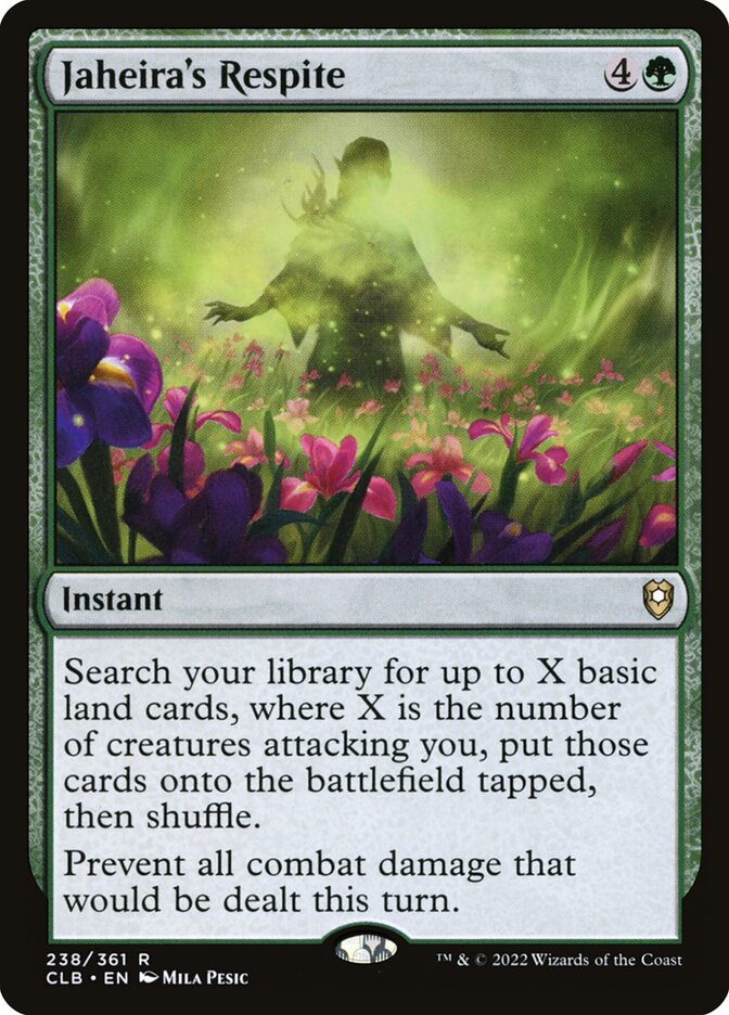 Jaheira's Respite - Commander Legends #238 Card Front