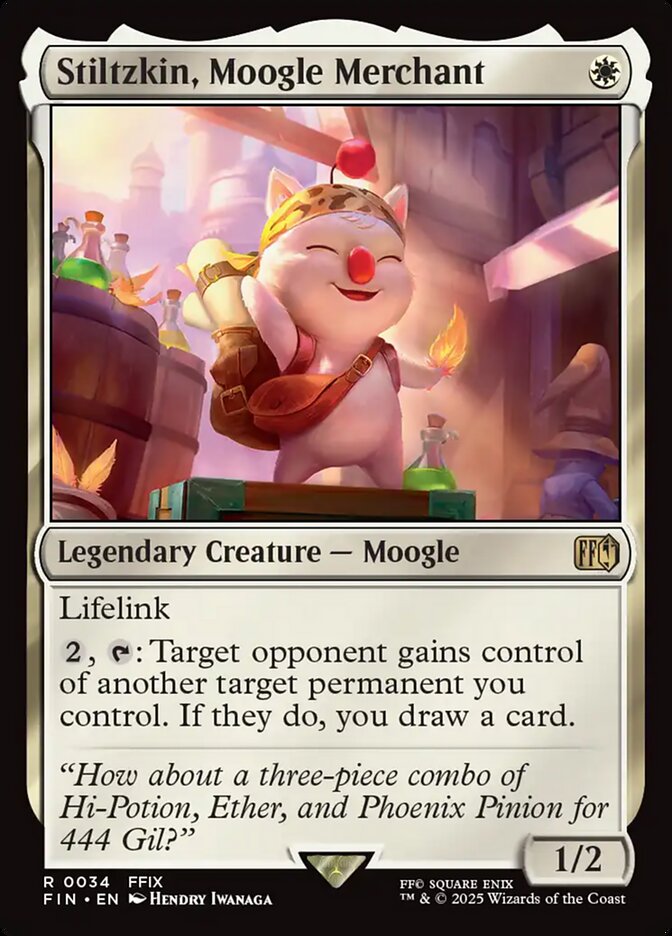 Stiltzkin, Moogle Merchant Final Fantasy #034