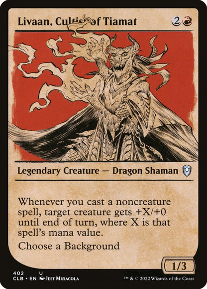 Livaan, Cultist of Tiamat - Commander Legends #402 Card Front