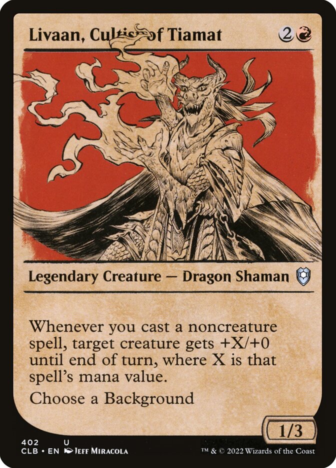 Livaan, Cultist of Tiamat - Commander Legends #402