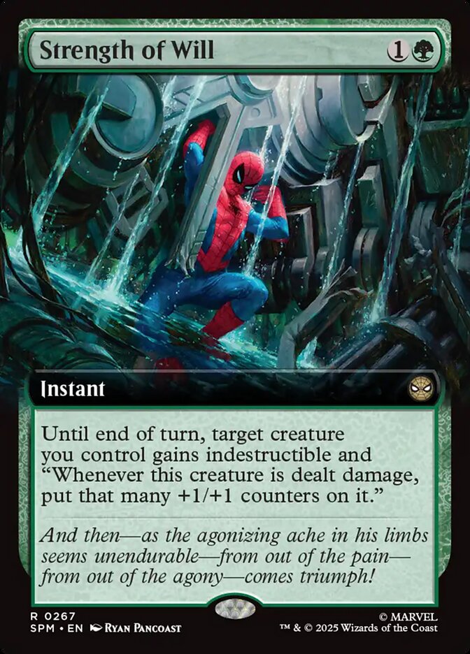 Strength of Will Extended Art - Spider-Man #267