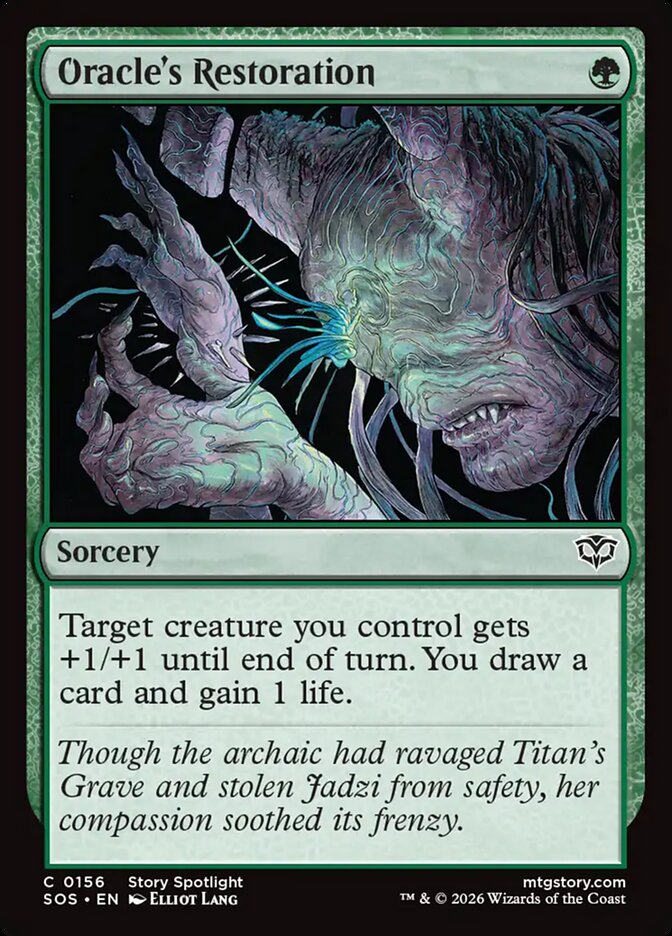 Oracle's Restoration Secrets of Strixhaven #156Card Front