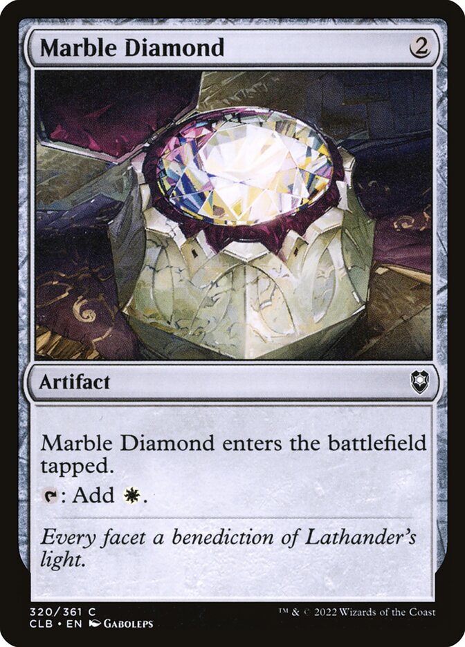 Marble Diamond - Commander Legends #320 Card Front