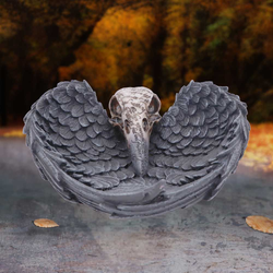 Edgar's Raven trinket holder jewellery dish perfect for lovers of the Macabre taking inspiration from the Edgar Allen Poe's famous poem The Raven. Get your Nevermore Raven dish today. 