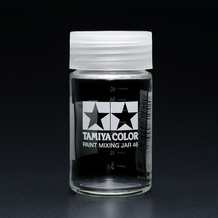 81042 PAINT MIXING JAR 46ML WITH MEASURE - TAMIYA PAINT SYSTEM