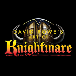 David Rowe's Art of Knightmare a hard back book with 114 illustrations from the classic TV show Knightmare. During the 1980s and into the early 1990s it was a dream of children up and down the country to place the Helmet of Justice upon their head and make their way into Knightmare Castle as a dungeoneer. Everyone who ever watched this epic show remembers to incredible visual style and this book contains your nostalgic memories with the artwork from this landmark series.&nbsp;