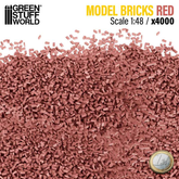 A pack of 4000 red model paving ...