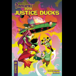 Justice Ducks #1 by Dynamite Comics written by Roger Langridge and Carlo Lauro with art by Mirka Andolfo and cover art A.