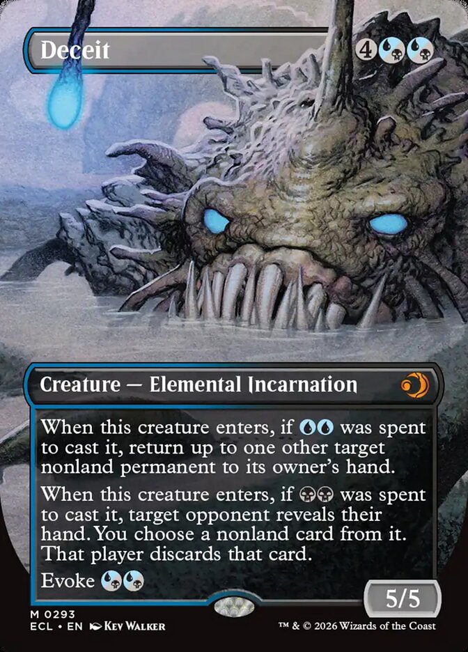 Deceit Borderless Lorwyn Eclipsed #293
