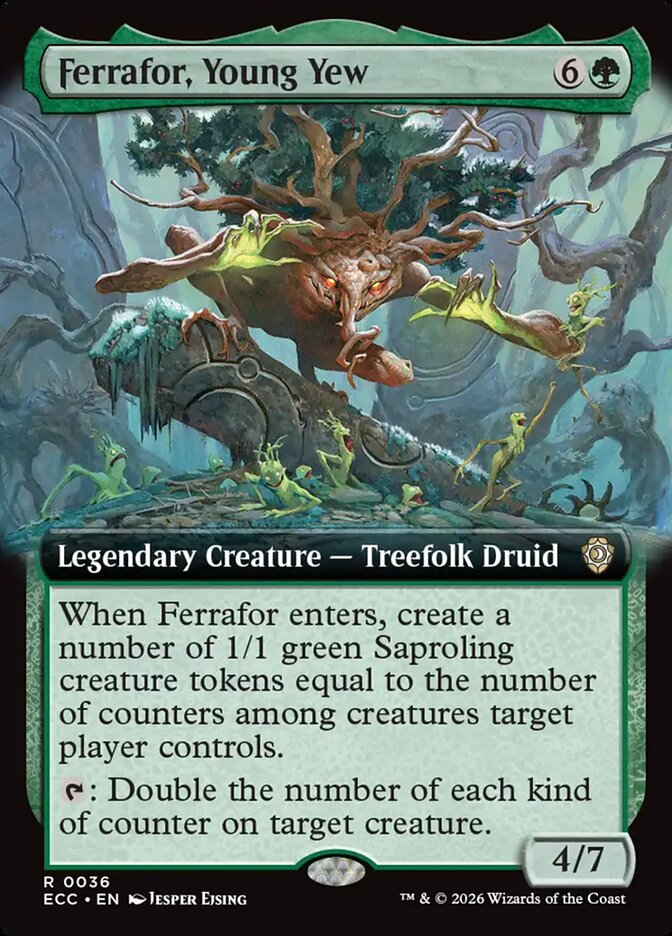 Ferrafor, Young Yew Lorwyn Eclipsed Commander Extended Art #036