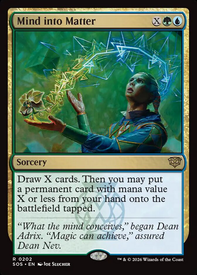 Mind into Matter Secrets of Strixhaven #202Card Front