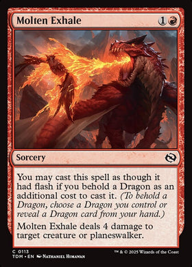 Molten Exhale Tarkir Dragonstorm...