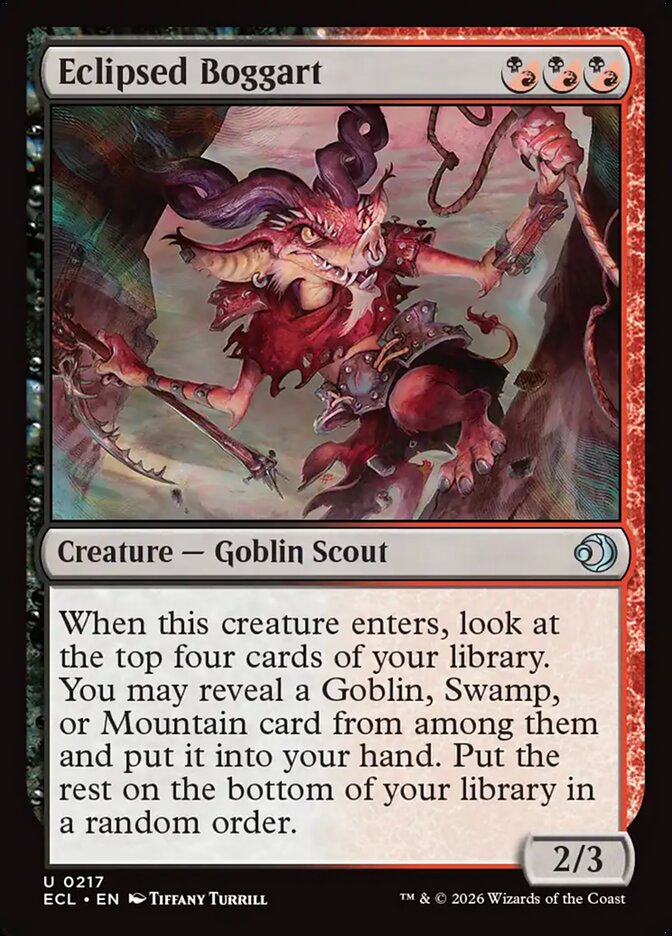 Eclipsed Boggart Lorwyn Eclipsed #217