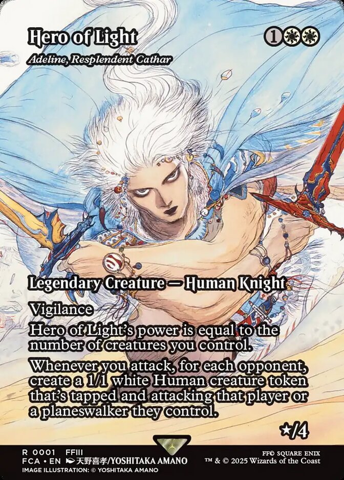 Adeline, Resplendent Cathar Final Fantasy Through The Ages #001 Card Front