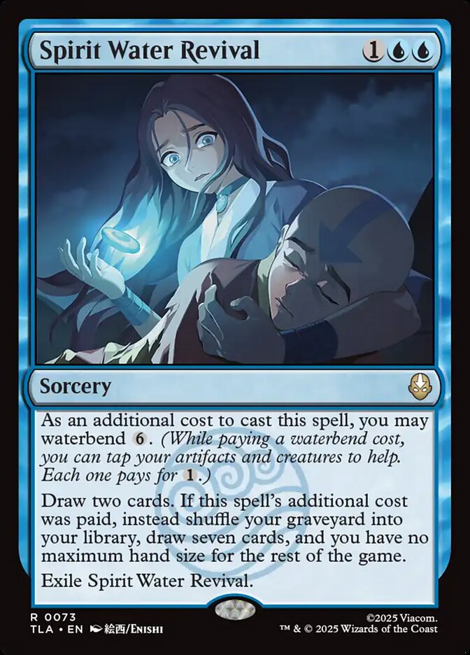 Spirit Water Revival Avatar The Last Airbender #073 MTG Single Card Front