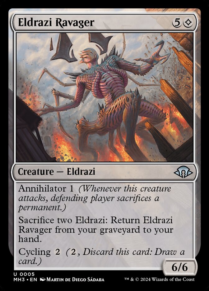 Eldrazi Ravager MTG Single | MH3 #005