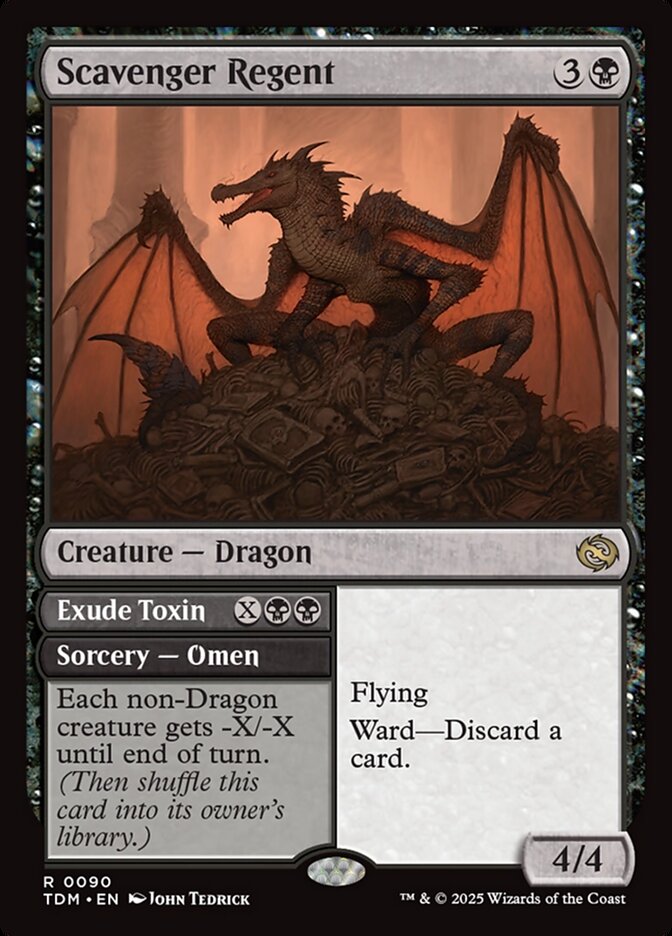 Scavenger Regent // Exude Toxin Tarkir Dragonstorm #090