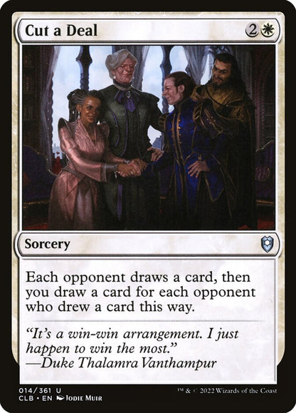 Cut a Deal - Commander Legends #014 Card Front
