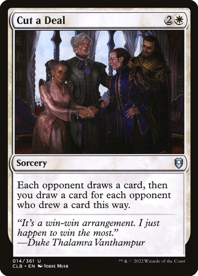 Cut a Deal - Commander Legends #014