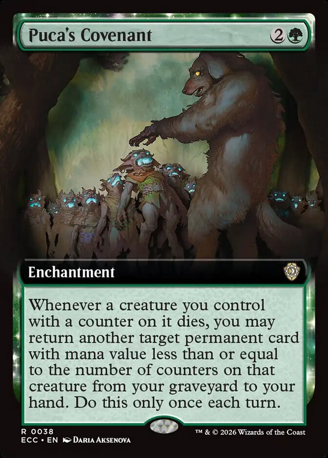 Puca's Covenant Lorwyn Eclipsed Commander Extended Art #038