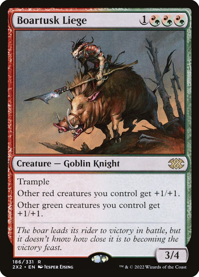 Boartusk Liege Double Masters 2 #186 | MTG Singles