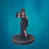 Audrey Hepburn a metal miniature...