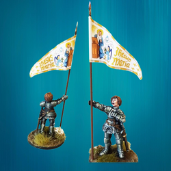 Jeanne D’Arc a metal miniature by Bad Squiddo Games sculpted by Alan Marsh. A tabletop metal miniature for your gaming table and hobby needs to represent Jeanne D’Arc (Joan Of Arc) the patron saint of France