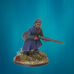 Mary Fields a metal miniature by Bad Squiddo Games sculpted by Alan Marsh. A miniature for your tabletop gaming and hobby needs to represent Mary Fields also known as Stagecoach Mary, the first black woman to be employed as a star route postwoman in the United States 
