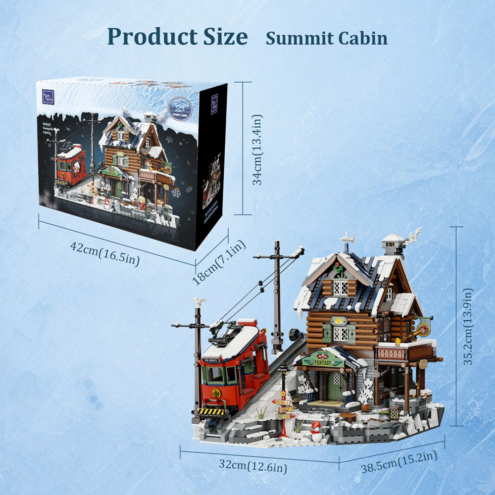 Mountain Summit Ski Cabin - Pantasy Brick Kit