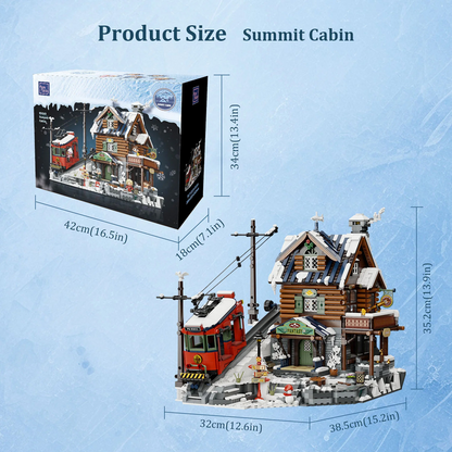 Mountain Summit Ski Cabin - Pantasy Brick Kit